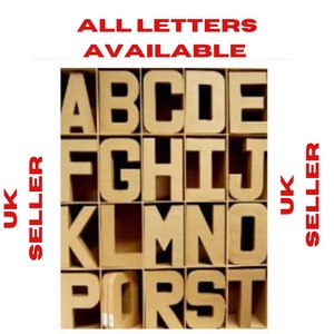 Large Paper Mache Letters -  UK