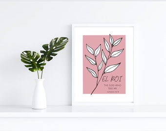 Hebrew Names of God- Color Block Collection--