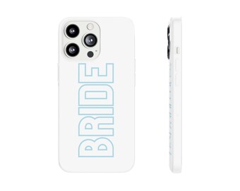 Bride Phone Case - Stylish Protection for iPhone - Celebrate Your Bridal Status in Style! Perfect for gifting, bridesmaids and brides!
