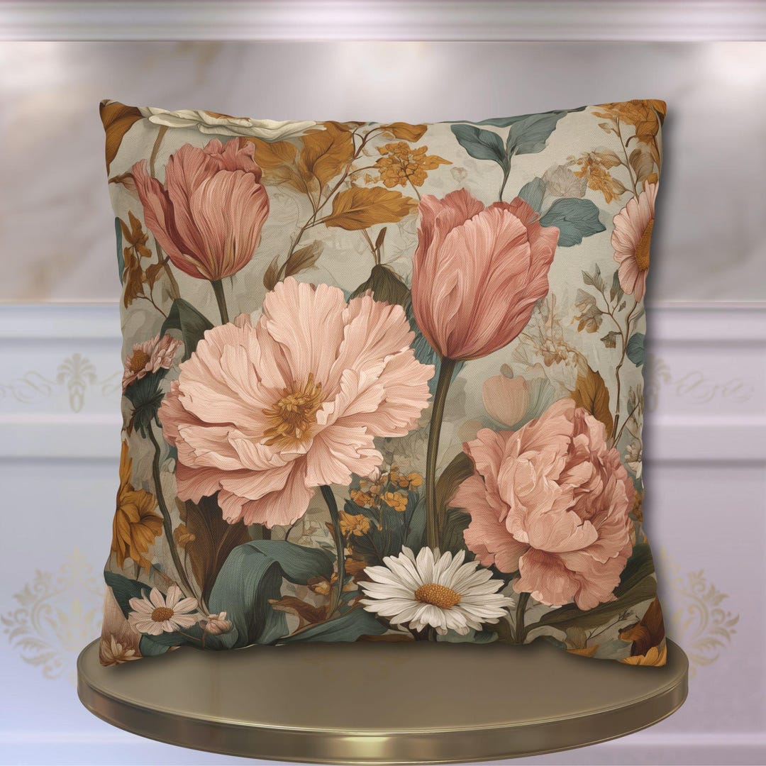 William Morris Inspired Botanical Pil...