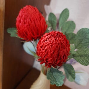Crepe Paper Chrysanthemum Bouquet: Handmade Floral Gift, Fall Decor