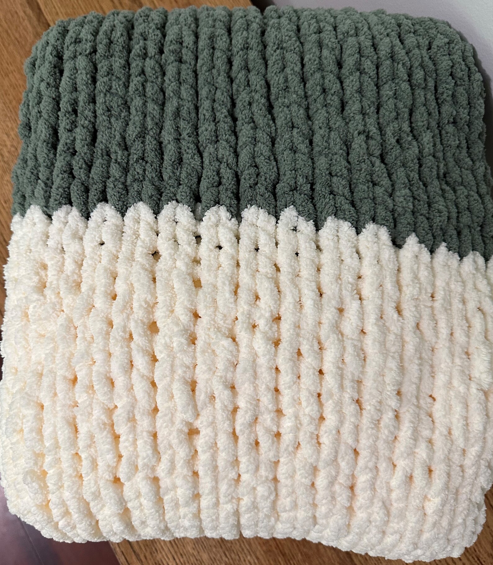 Knit Blanket - Sage main image 0