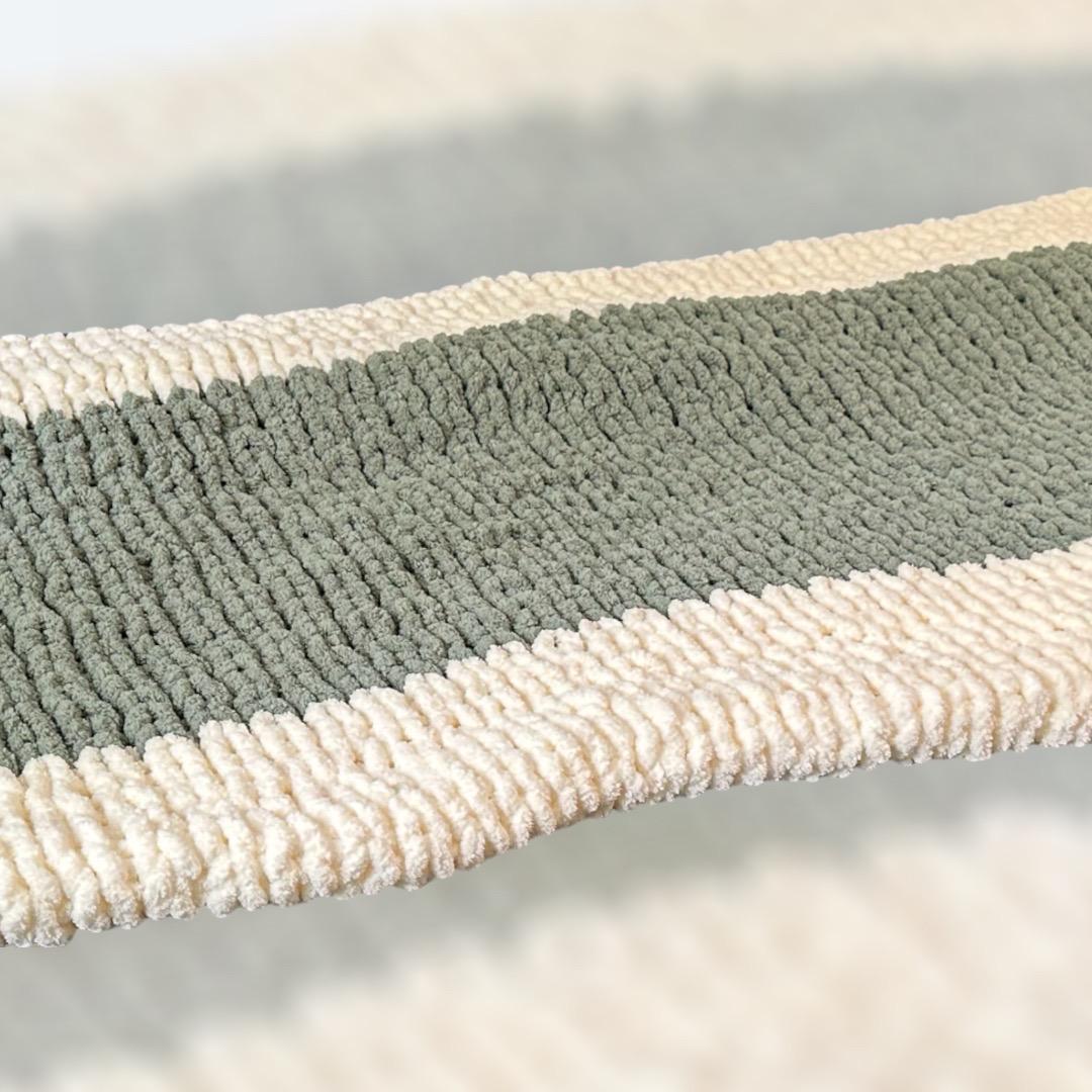 Knit Blanket - Sage