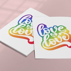 Love is love LGBTQ+ Pride Wall Hanging Decor