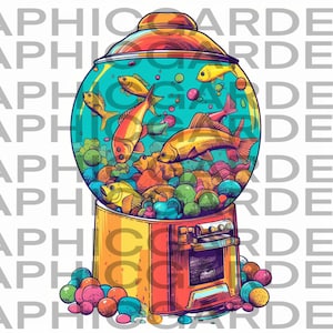 Gumball Aquarium Etsy Canada