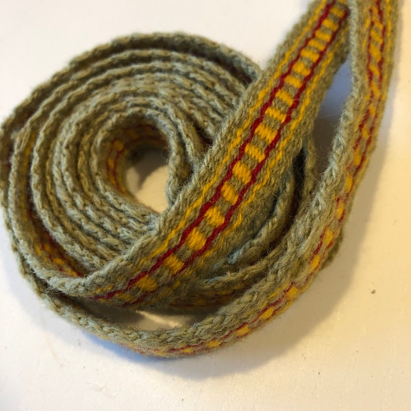 Handmade woven belt