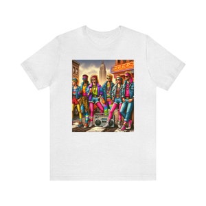 Retro 80s Urban Vibes™ Unisex T-Shirt: Vintage Neon Streetwear Tee