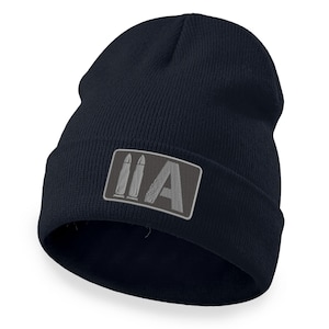 2A Second Amendment Patch Embroidered Cuffed Beanie