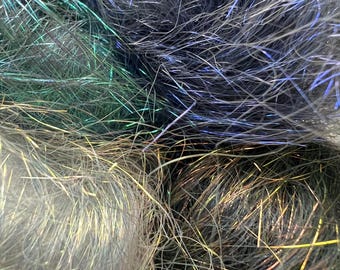 Heat Bondable Colored Angelina Fibers-