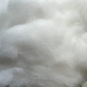 Synthetic Acrylic/Vegan Core Fiber Batt W02- Super White