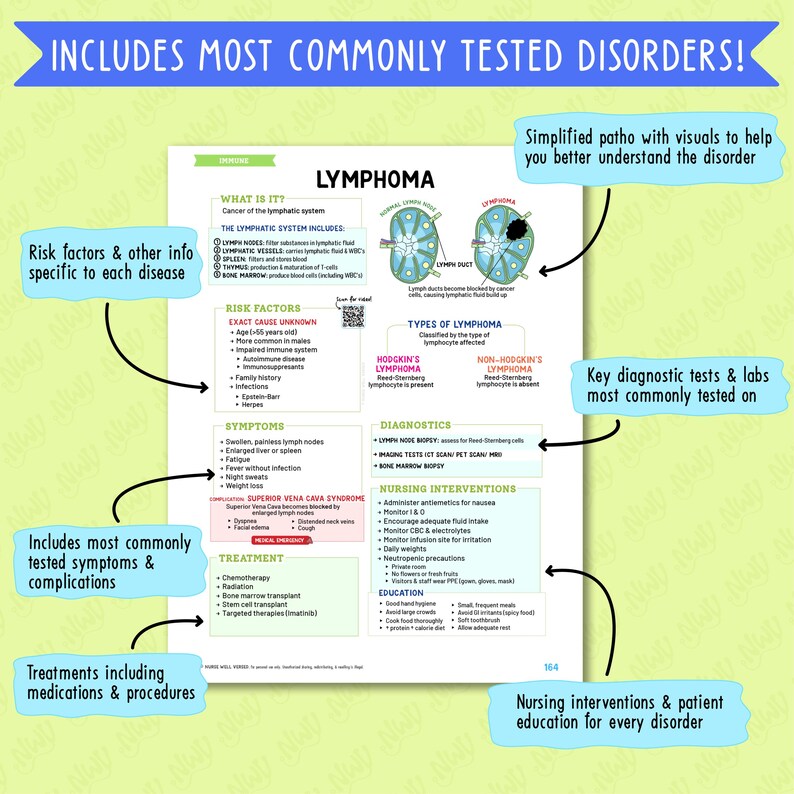 Immune Nursing Notes Study Bundle - Etsy