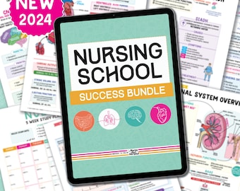 Nursing School Notes Success Bundle: Fundamentals, MedSurg, Pharmacology, Ob Maternity, Pediatrics