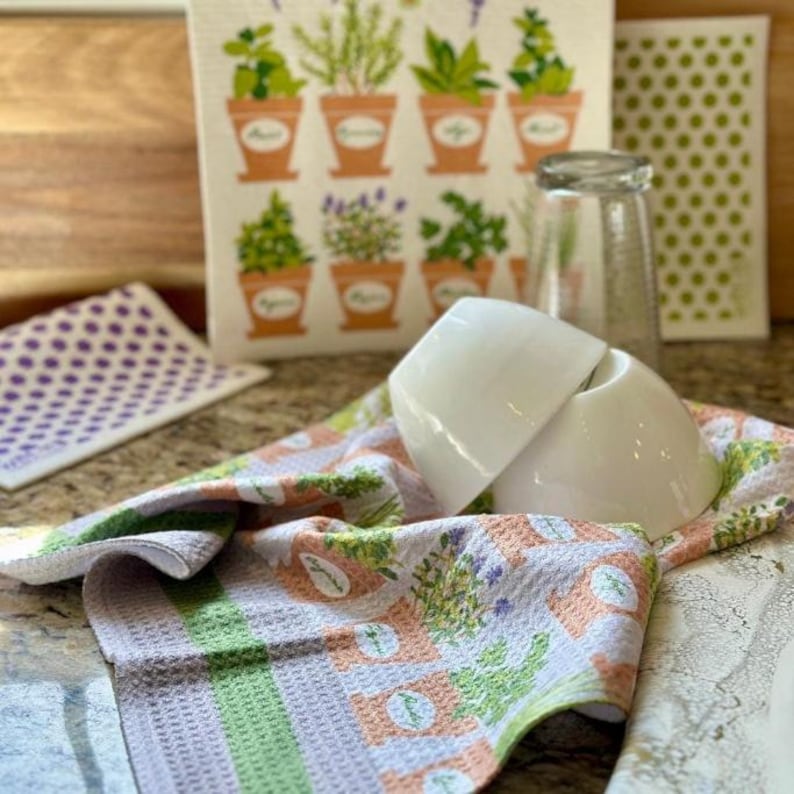 WetItBrand Herb Garden Tea Towel - Thumbnail 2