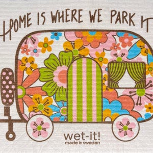 Wet-It! Retro Camper Swedish Dishcloth