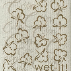 Wet-It!  Cotton Swedish Dishcloth