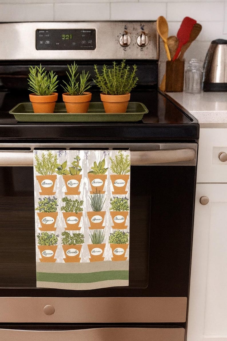 WetItBrand Herb Garden Tea Towel - Thumbnail 3