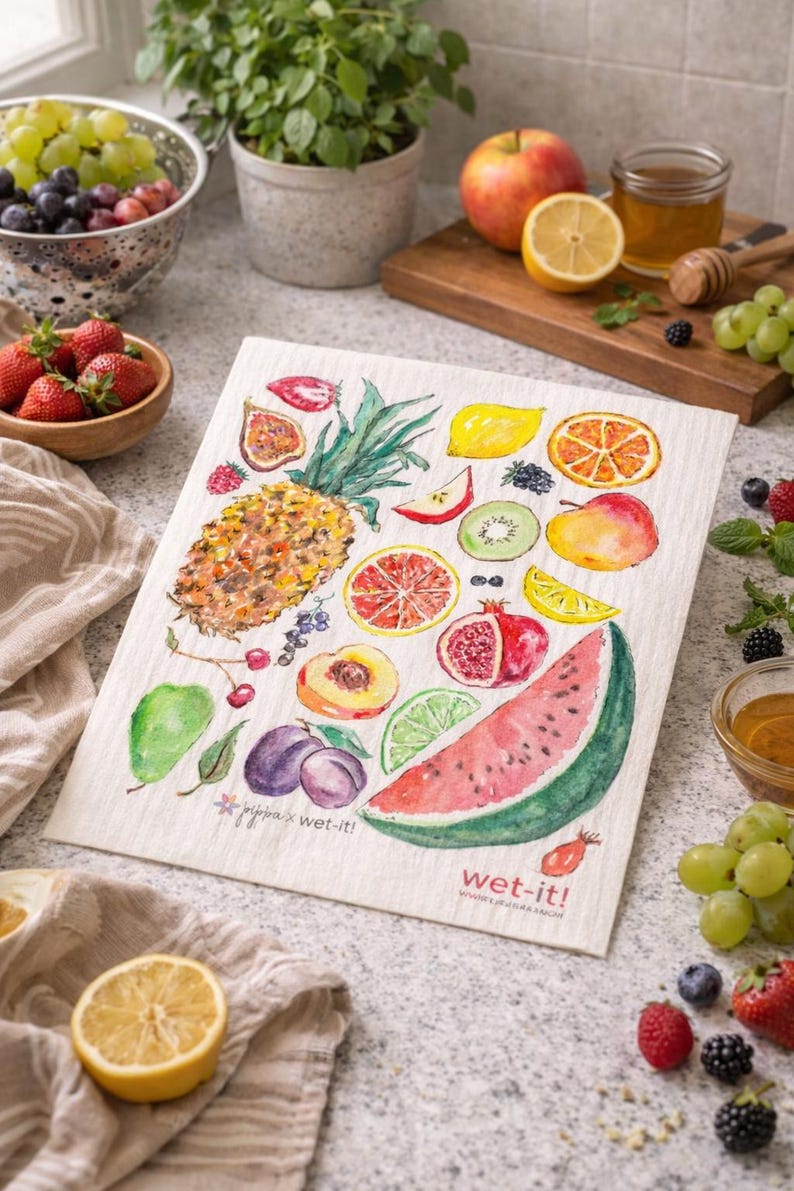 WetItBrand Pippa Swedish Dishcloth
