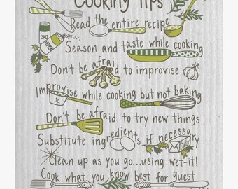 Cooking Tips Swedish Dishcloth