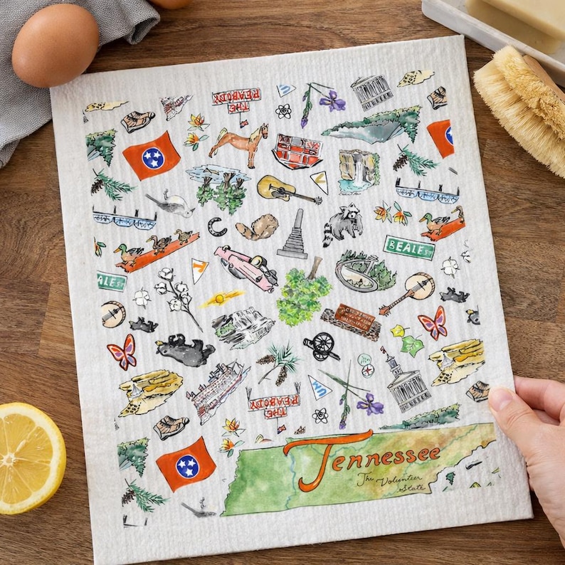 Pippa Tennessee Swedish Dishcloth