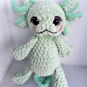 Gehäkelte Axolotl handgemachte Plüschtier Gehäkelte Axolotl Häkeltier