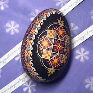 Flower Garden Goose Pysanka