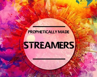 Streamers teints prophétiquement - Streamers teints sur mesure - Streamers culte