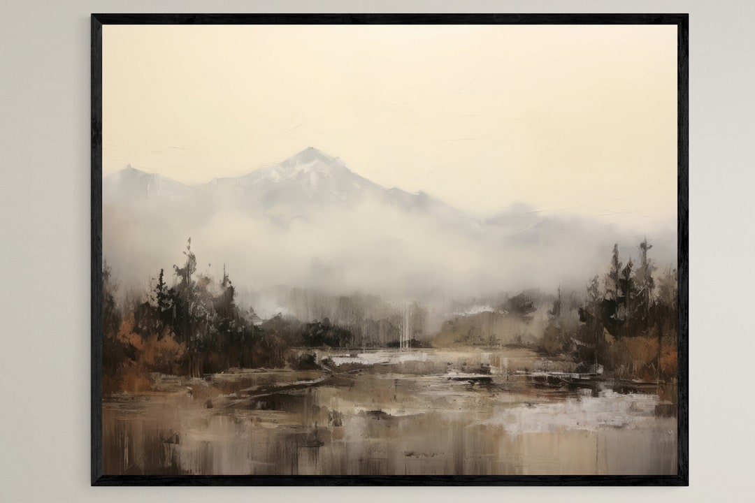 Vintage Wall Art, Landscape Wall Art, Vintage Landscape Wall Art