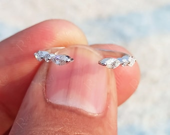 Minimalist Open Stackable Rings for Women, Open Cuff Stacking Ring