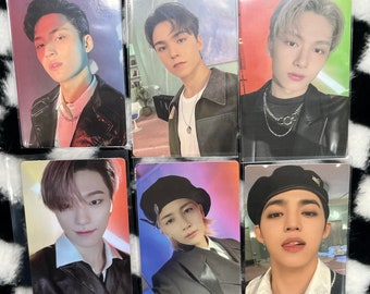 Seventeen [Official] Attacca Photocards PC, Carat poca, Mingyu, Dino, Jin, Vernon, Jeonghan, gift for Carat