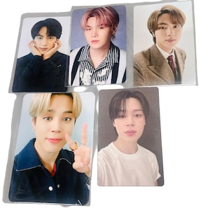BTS [Ufficiale] Cartolina fotografica Bangtan Jimin Suga Jin Poca