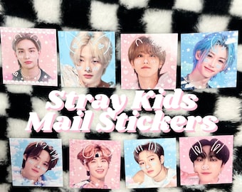 Pegatinas de Stray Kids Kpop: Pegatinas de correo de amor hechas por fans
