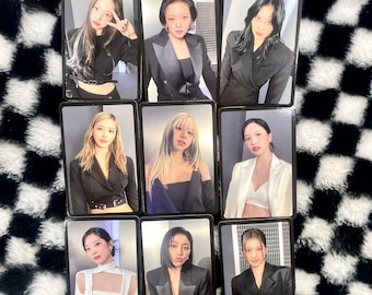 Twice [Oficial] Ready to be Ver. Photocard PC, Momo, Sana, Nayeon, Jihyo, Tzuyu, Chaeyoung, Mina, Jeongyeon, Dahyun, Gift for Once