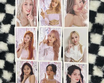 Twice [Oficial] Twice More and More Photocard PC, Momo, Sana, Nayeon, Jihyo, Tzuyu, Chaeyoung, Mina, Jeongyeon, Dahyun, Gift for Once