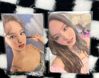 Tarjeta fotográfica oficial de Nayeon de Twice: regalo coleccionable de Kpop
