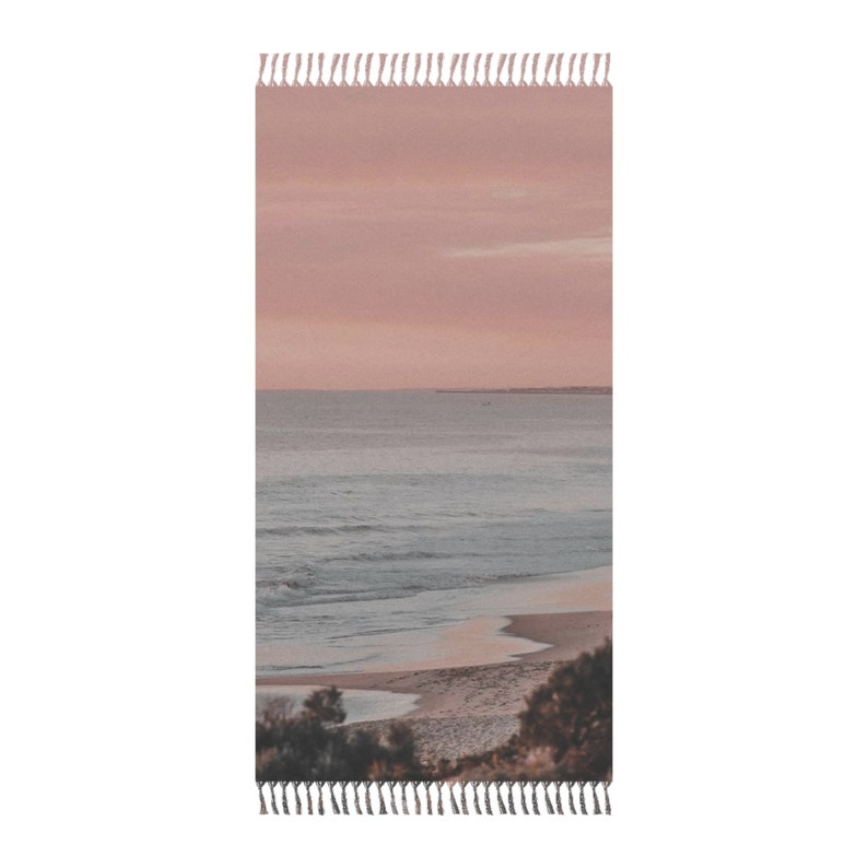 Pink Sunset Boho Beach Cloth - Etsy
