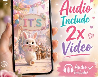 Fun to be One Boy 1st Birthday Video Invitation Animated Canva Template, Editable Digital Invite, Kids Colorful 1st Evite  Video