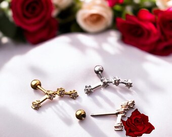 Pendientes del zodiaco, signo del zodiaco, joyas del zodiaco, astrología, zodiaco, pendientes de astrología, pendientes celestiales, joyas hechas a mano, minimalista, regalo