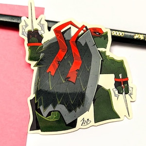 Raphael Teenage Mutant Ninja Turtle (TMNT) Sticker, Buy 3, get 1 free!