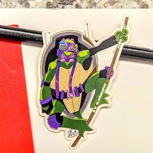 Donatello Teenage Mutant Ninja Turtle (TMNT) Sticker, Buy 3, get 1 free!
