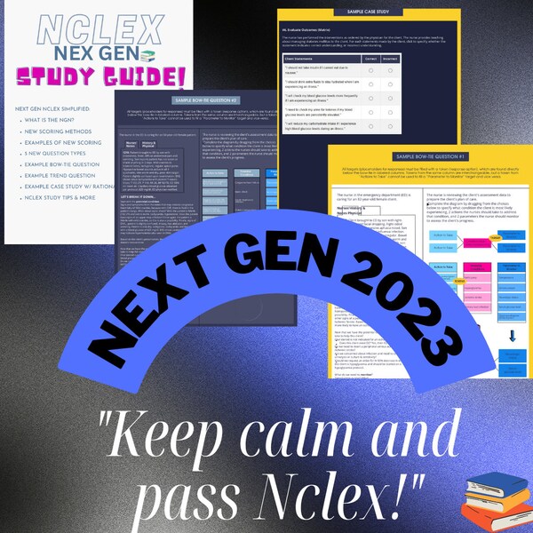 Next Gen Nclex Questions Etsy
