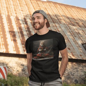 Squirrel Warrior meditating T-shirt
