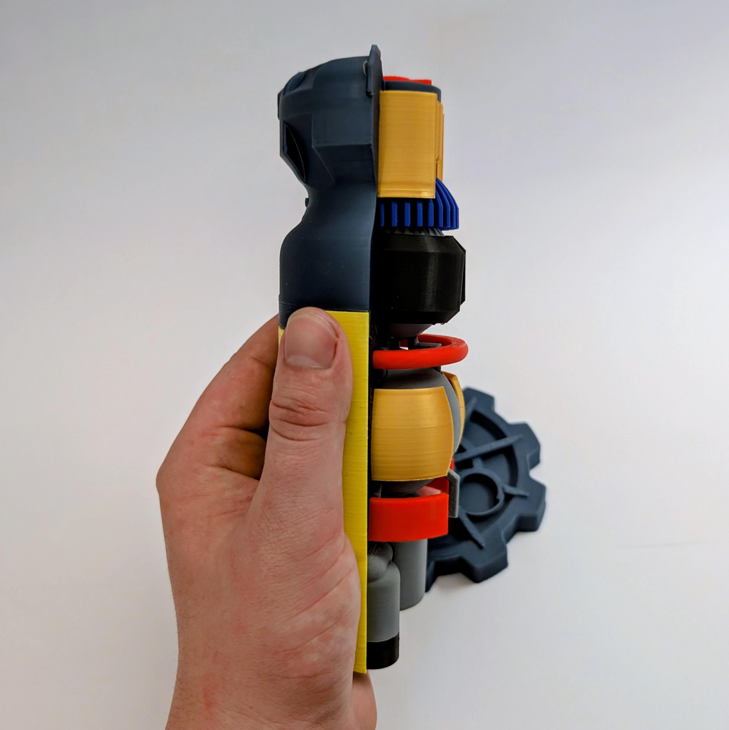 Fallout Fusion Core Replica – Cutaway 3D Printed Display Prop Model - Etsy