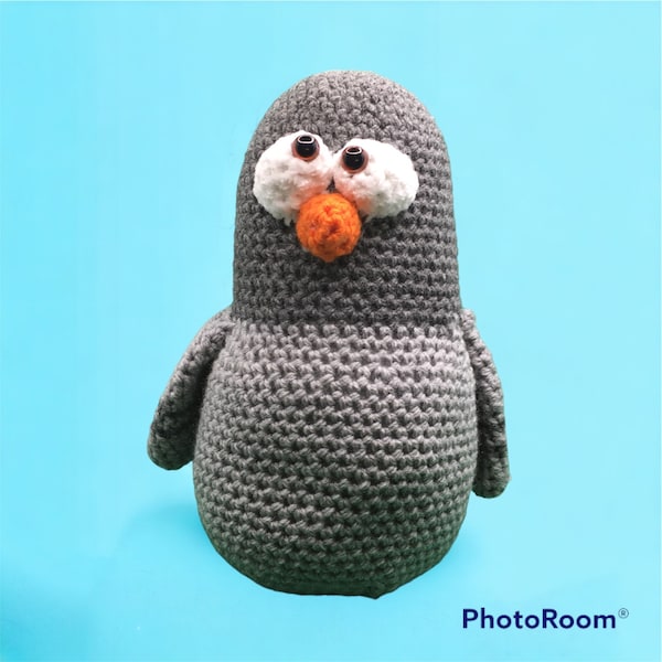 Crochet Pigeon, versatile hand crafted gift, great gifts, perfect for decorating, durable, fun, cute