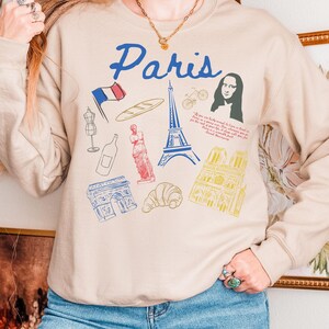 Paris Sweatshirt, Paris Family Trip Sweater, France Vacation Souvenir Shirt, Paris Lover Gift, Matching Paris Sweatshirt, French Gift