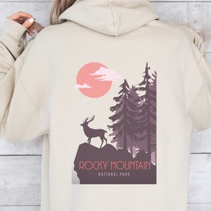 Rocky Mountain Nationalpark Hoodie, Retro Colorado Shirt, Colorado Hoodie, Sweatshirt, Wandern Hoodie, Müsli Mädchen, Colorado Geschenke, Camping