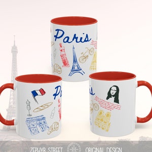 Paris Mug, Paris Family Trip Coffee cup, France Vacation Souvenir Mug, Paris Lover Gift, Matching Paris Mug, French Mug, Teacher Gift