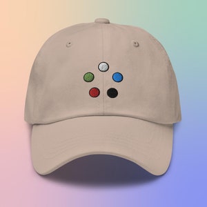 Minimalist Magic The Gathering Mana Symbol Embroidered Dad Hat - Lowkey MTG Accessories