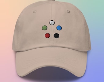 Minimalist Magic The Gathering Mana Symbol Embroidered Dad Hat - Lowkey MTG Accessories