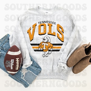 TN, Équipement de jeu, Rétro, Preppy, VOLS, Tn, Temps de jeu, orange et blanc, Rocky Top, Smokey
