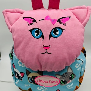 Personalized Kids Backpack with Embriodered Kids Name, Cute Toddler Bag for Day Care, Lightweight & Durable, Special Custom Gift For Kids